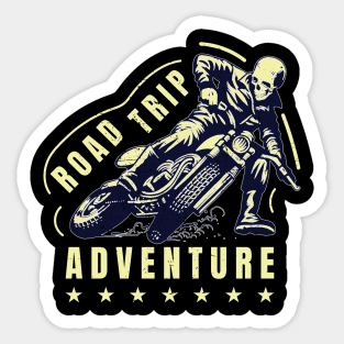 Road trip adventure Sticker